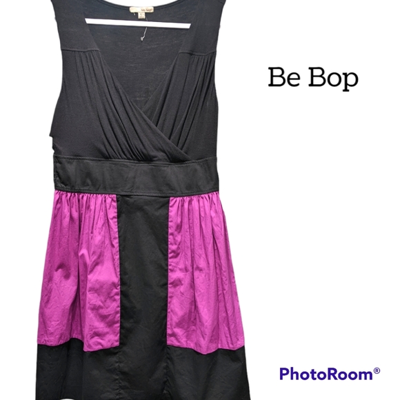 Dress, Women's, Size L, Knee Length, Like New, V-Neck, mini, Wrap, Color Block, - Picture 5 of 7